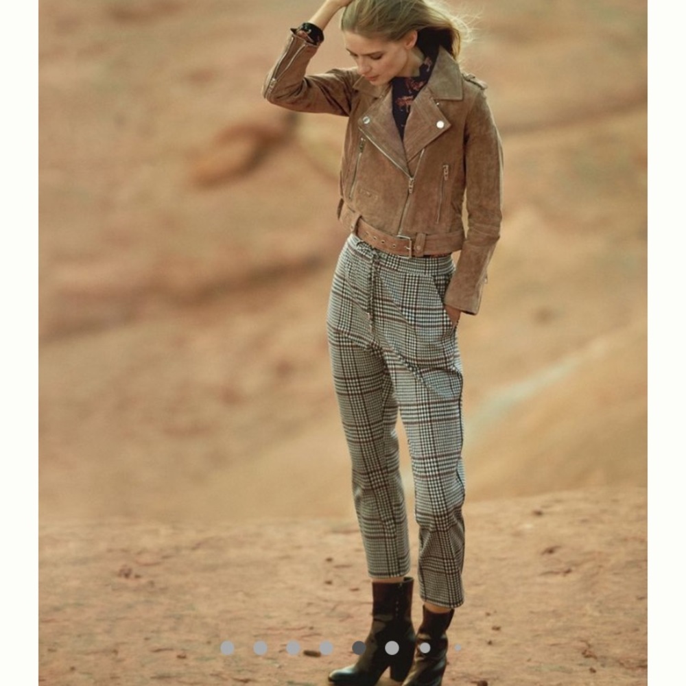 Anthropologie Dickens Trousers in Menswear Plaid SP